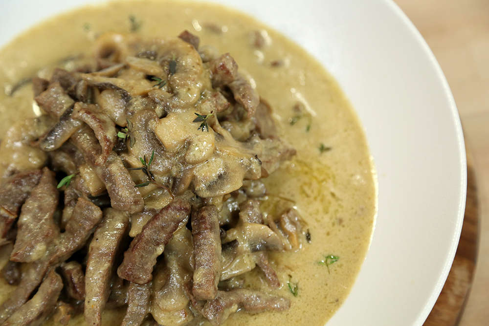 Mantarlı Soslu Bonfile